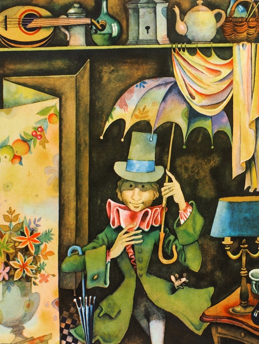 [С рисунками основоположника московского концептуализма] Андерсен, Г.-Х. Оле-Лукойе / рис. В. Пивоварова. М.: Детская литература, 1969.