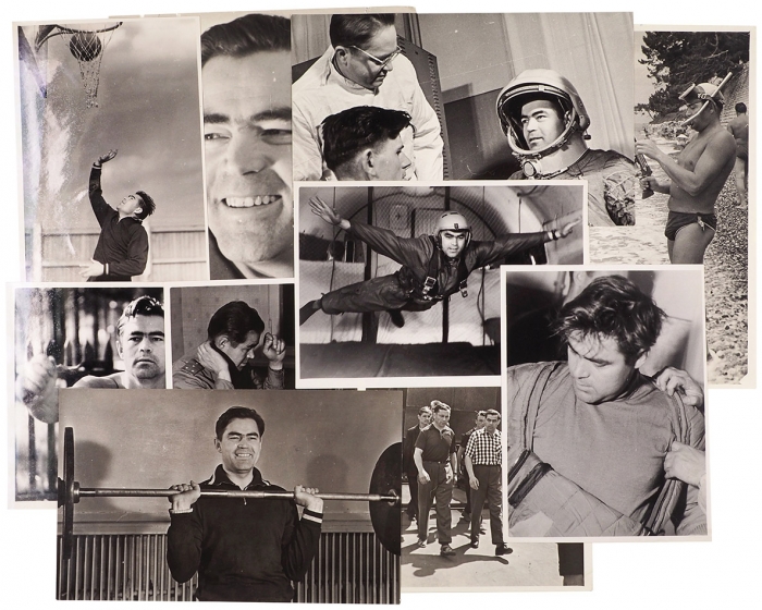 Подборка из 20 фотографий космонавта А. Николаева / фот. С. Баранов. [1960-е гг.].