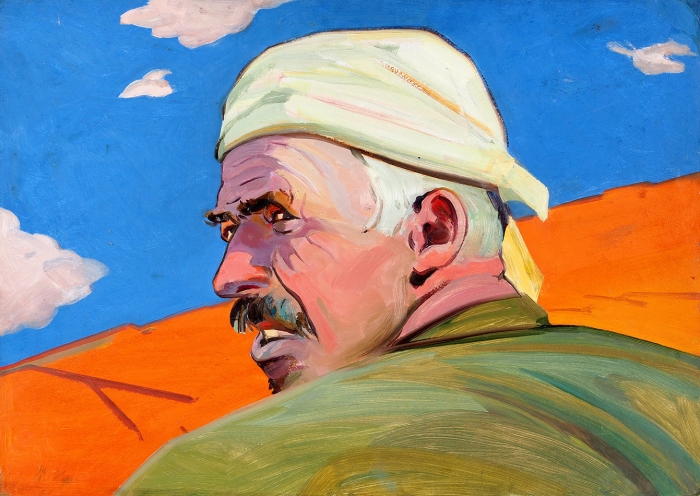 Уфимцев Виктор Иванович (1899–1964) «В пустыне». 1961. Картон, масло, 49,5x69,7 см.