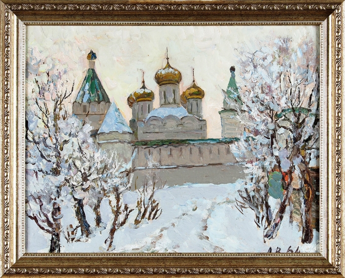 Виноградов Леонид Николаевич (1938–2021) «Ипатий». 1964. Холст, масло, 30x39 см.