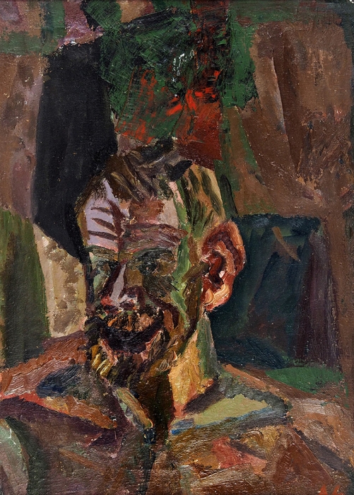 [Один из основоположников сурового стиля] Андронов Николай Иванович (1929–1998) «Автопортрет». 1966. Холст, масло, 54x38,5 см.