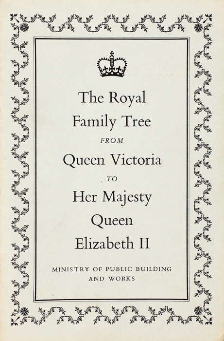 Лот из семи предметов, связанных с именем королевы Виктории. [Лондон]: Harrison & Sons, Printers in ordinary to her majesty, [1879-1986].
