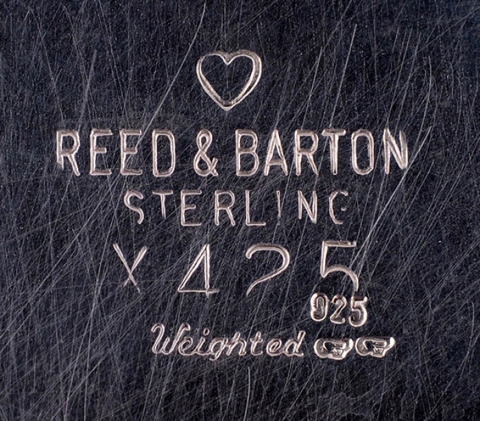 Пара подсвечников. США, Таунтон, Фирма «Reed & Barton», 1956 г.