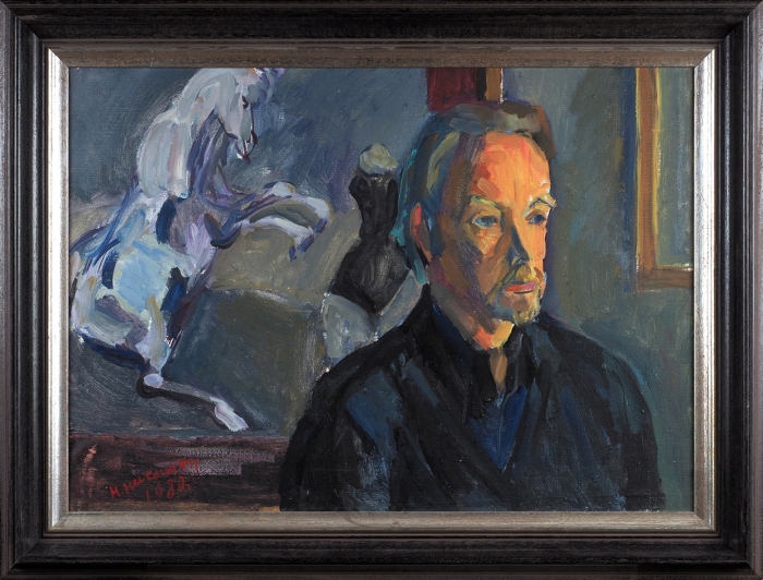 Никогосян Николай Багратович (1918–2018) «Мужской портрет». 1980. Холст, масло, 52,5x73 см.