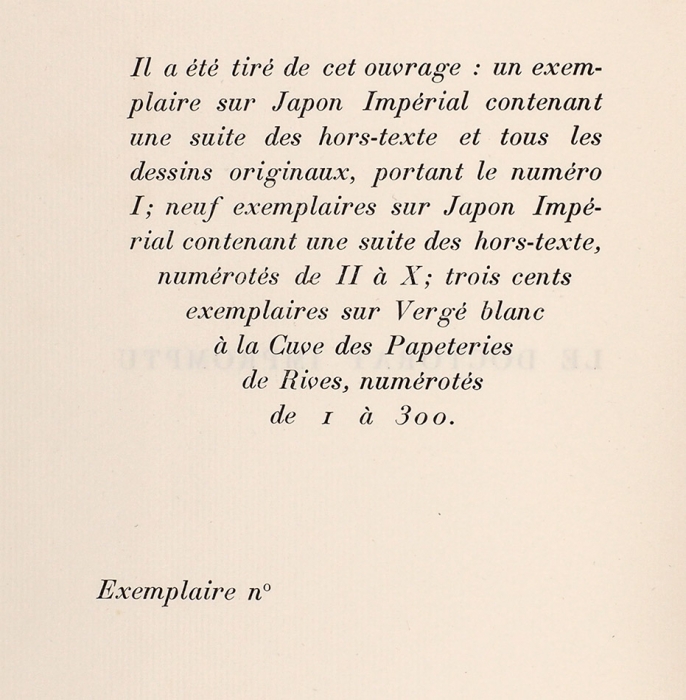 [18+ Подпольное запрещенное издание] Нерсия, А., де. Импровизированный доктор. [Nerciat, A. de. Le doctorat impromptu. Кассель; [Париж]: Imprimerie particulière du Landgrave [Maurice Duflou], 1928.