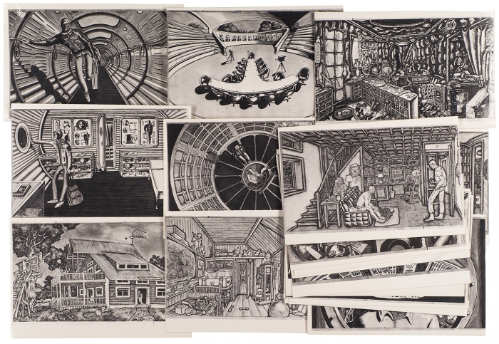 [69 предметов с Соляриса] Кинофильм «Солярис». Лот из 69 предметов, связанных со съемкой. Звенигород; Токио, 1972.