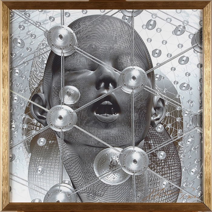 Худяков Константин Васильевич (род. 1945) «Mirror dreams». 1/1. 2015. Холст, ультрахром принт, 60x60 см.
